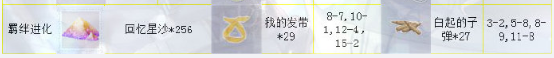 《戀與制作人》白起SSR·渺渺星河進(jìn)化材料一覽