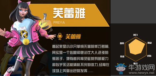 《街頭足球》芙蕾雅人物介紹
