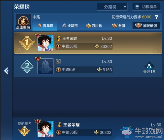 《王者榮耀》S21賽季榮耀戰區調整一覽