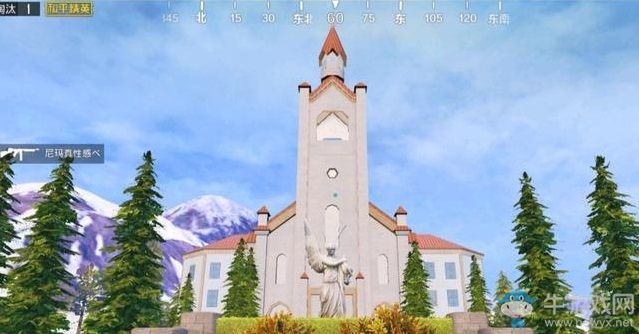 《和平精英》傾斜小屋在哪