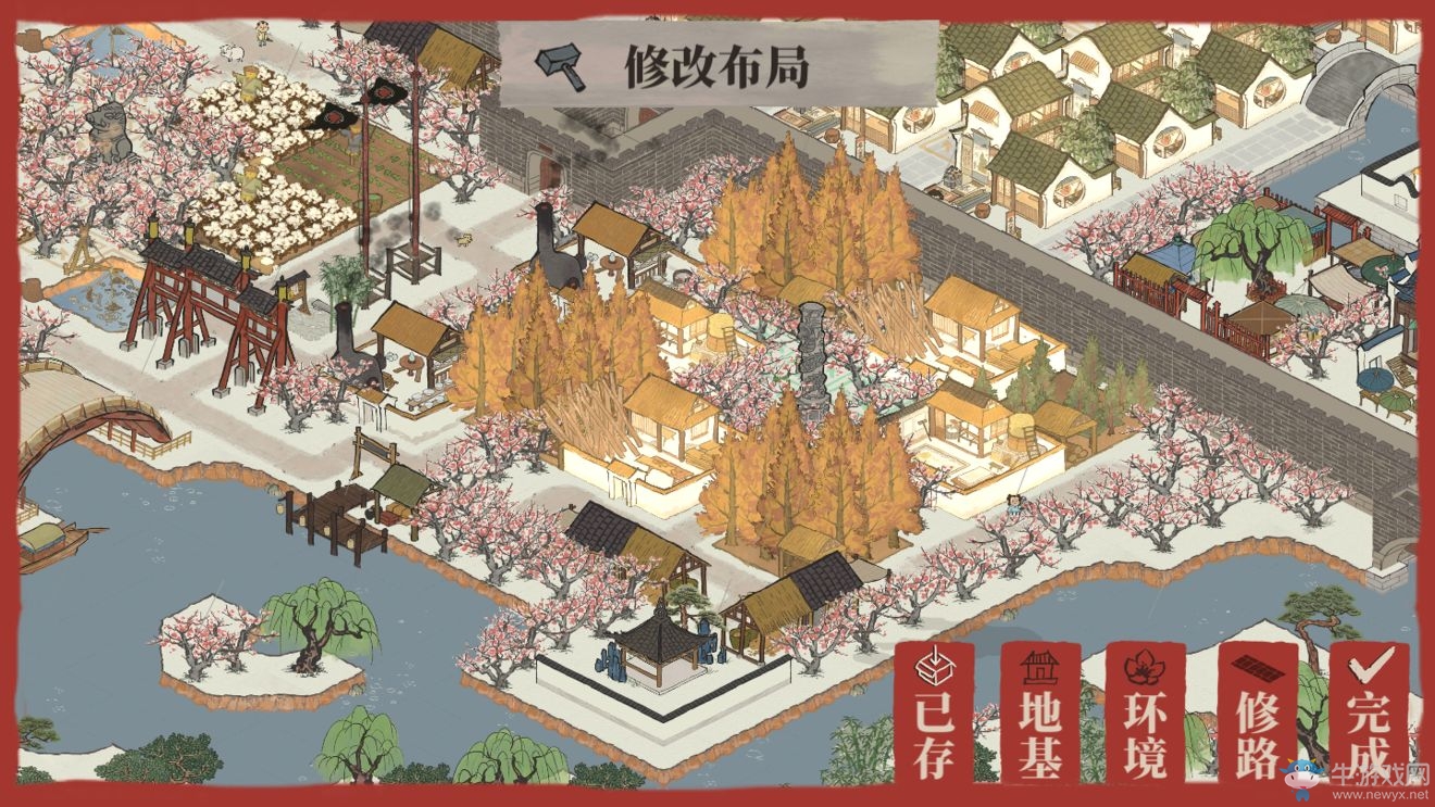 《江南百景圖》應天府青龍雕像建筑布局