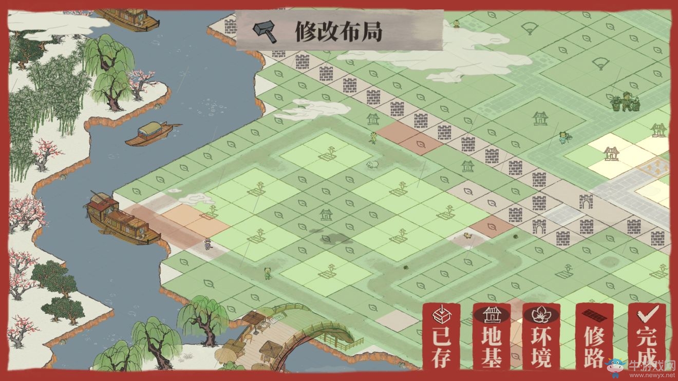 《江南百景圖》應天府當康雕像建筑布局