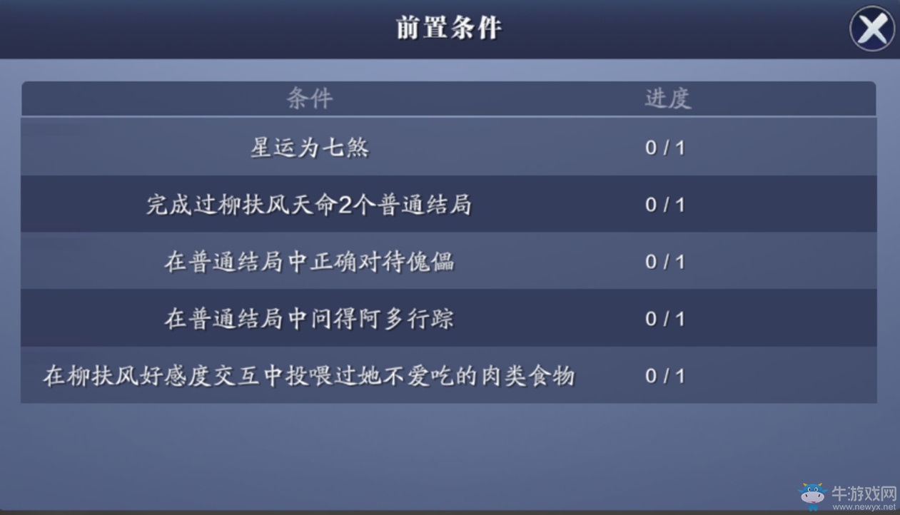 《天涯明月刀》手游柳扶風(fēng)天命任務(wù)攻略