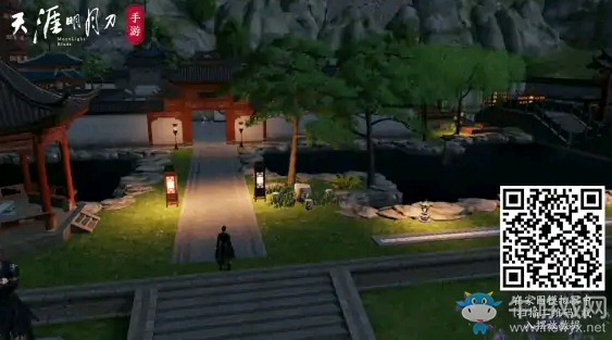 《天涯明月刀》手游家園小橋情緣二維碼