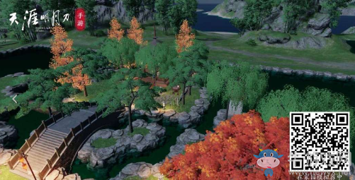 《天涯明月刀》手游家園零氪楓葉園二維碼