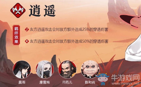 《劍網(wǎng)3指尖對弈》逍遙羈絆介紹