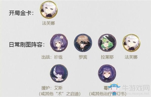 《幻書啟世錄》法芙娜核心陣容搭配推薦