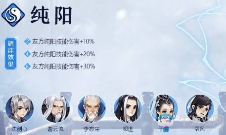《劍網(wǎng)3指尖對(duì)弈》純陽羈絆介紹