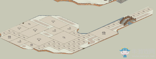 《江南百景圖》江南春建筑布局