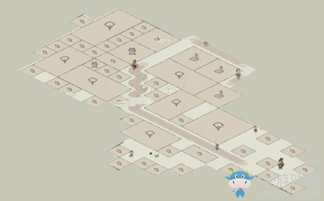 《江南百景圖》山行建筑布局