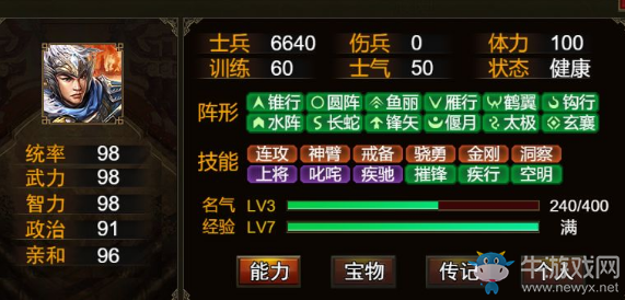 《群雄時(shí)代》政治介紹