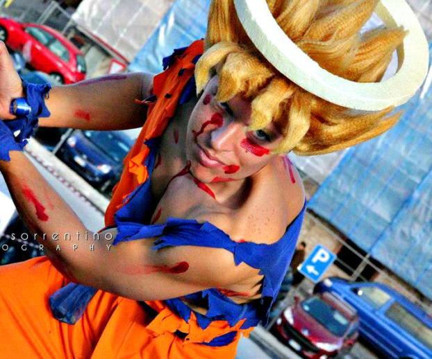 悟空也愛秀恩愛 狂怒“超級賽亞人”超逼真COS