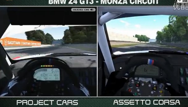 《神力科莎》vs《賽車計劃》游戲畫面對比視頻