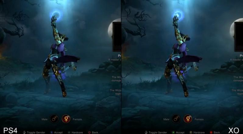 《暗黑破壞神3：終極邪惡版》（Diablo III：Ultimate Evil Edition）次世代雙版本畫質對決，PS4略勝一籌