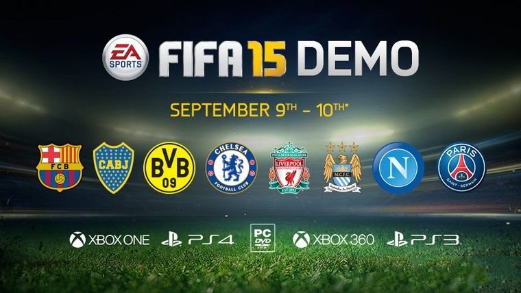 《FIFA 15》試玩版今明開放下載，8大豪門可選