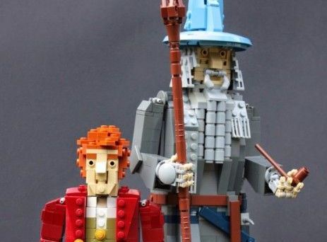 《霍比特人》樂高版人物模型 死宅花兩年打造!