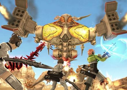 萌妹大戰巨型機械PSV游戲《自由戰爭》新截圖