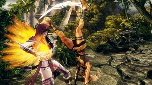 TGS2014：《殺手學堂：第二季》截圖 金發女戰士