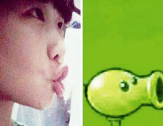 搞怪學(xué)妹神模仿《植物大戰(zhàn)僵尸》表情網(wǎng)絡(luò)走紅