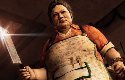 高清彪悍菜刀大媽!《熱血無賴》新舊版本畫面對比