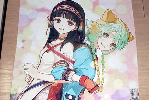 《夏莉的工作室：黃昏之海的煉金術士》掛畫周邊：左繪制的最新插圖