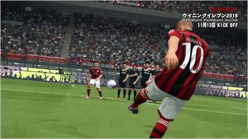 《實況足球2015》本田圭佑PV：再現精彩進球