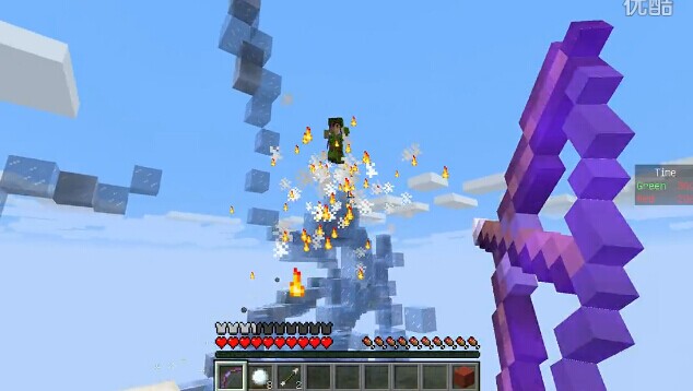 《我的世界》1.8小游戲冰上飛舞視頻介紹