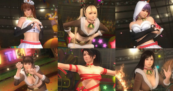 《死或生5：終極版》新版圣誕服裝DLC：含性感緞帶裝