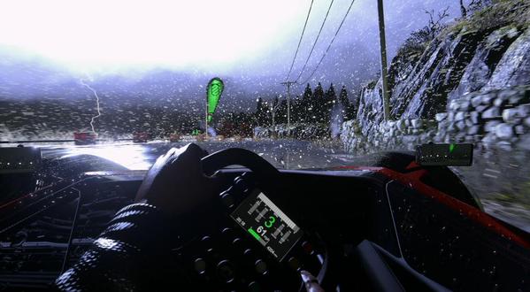 有了天氣模式畫面更美了!《駕駛俱樂部》雨雪天截圖