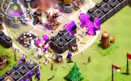 《部落沖突》女巫實戰演示視頻攻略