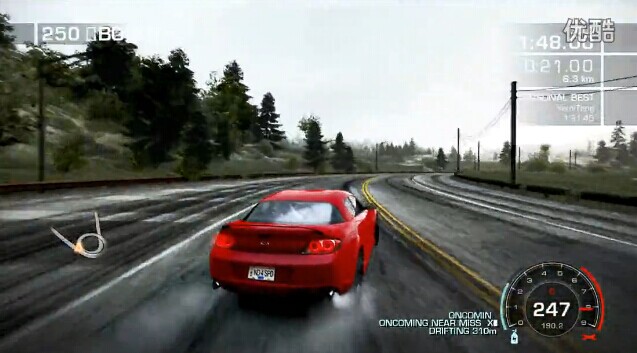 《极品飞车14》运动跑车马自达RX8挑战双环金牌视频