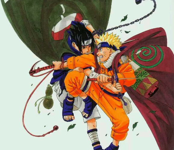 《火影忍者》原畫集封面與封底曝光 佐助鳴人左右對稱