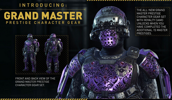 《使命召喚11：高級戰(zhàn)爭》增加全新大師級轉(zhuǎn)生等級