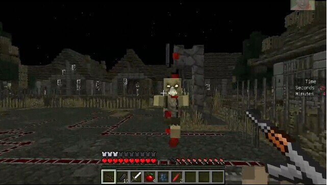 《我的世界》1.8PVE小游戲求生之路介紹視頻