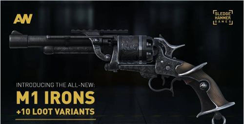 《使命召喚11：高級戰(zhàn)爭》新武器M1 Iron手槍
