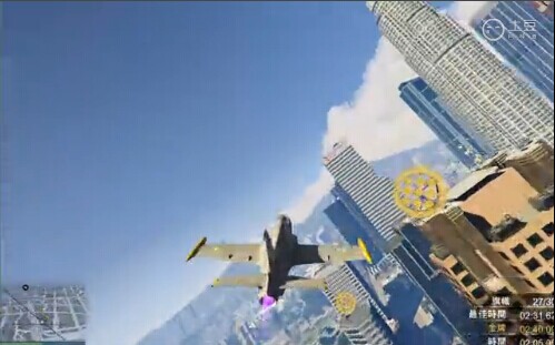 《GTAOL》飛行學(xué)校拾取旗幟金牌視頻攻略