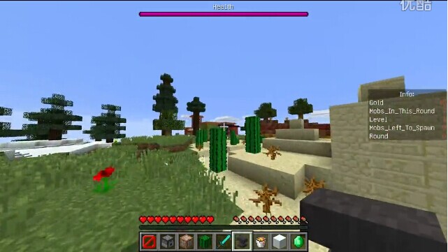 《我的世界》1.8PVE塔防游戲怪物傳送門介紹視頻