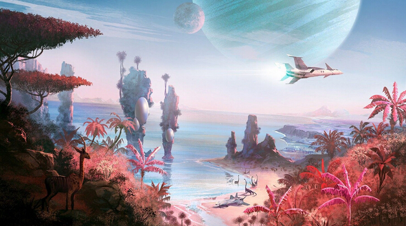 《無人深空》新奇幻截圖：開放宇宙世界任你探索