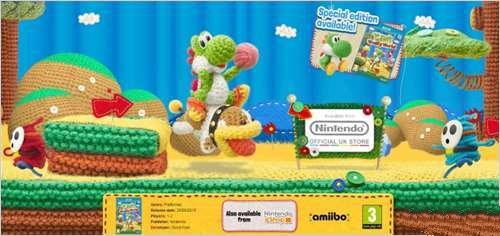 《毛線耀西》英國版新宣傳片介紹游戲基本內容