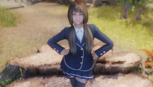 《上古卷軸5：天際》MOD截圖：各種美麗的精靈美女