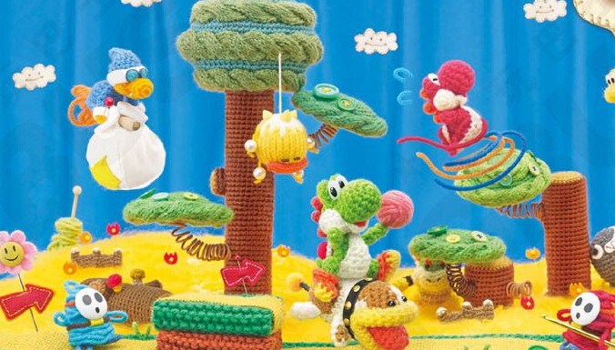 《毛線耀西》最新雜志圖日版游戲發售紀念特集