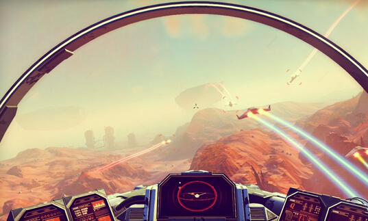 《無人深空》最新截圖：海量星球中的美麗星球