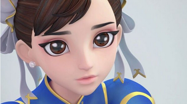 國外畫師繪制春麗設計圖：軟萌可愛腿細如絲