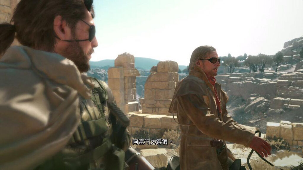 《合金裝備5》繁體中文版新截圖：按鍵有蹊蹺