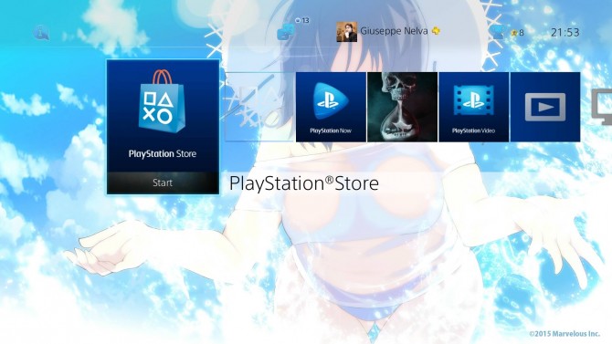 《閃亂神樂：少女們的選擇》PS4主題皮膚免費下載