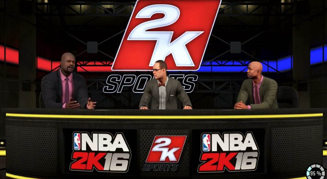 《NBA 2K16》全新宣傳片：展示比賽節(jié)目環(huán)節(jié)