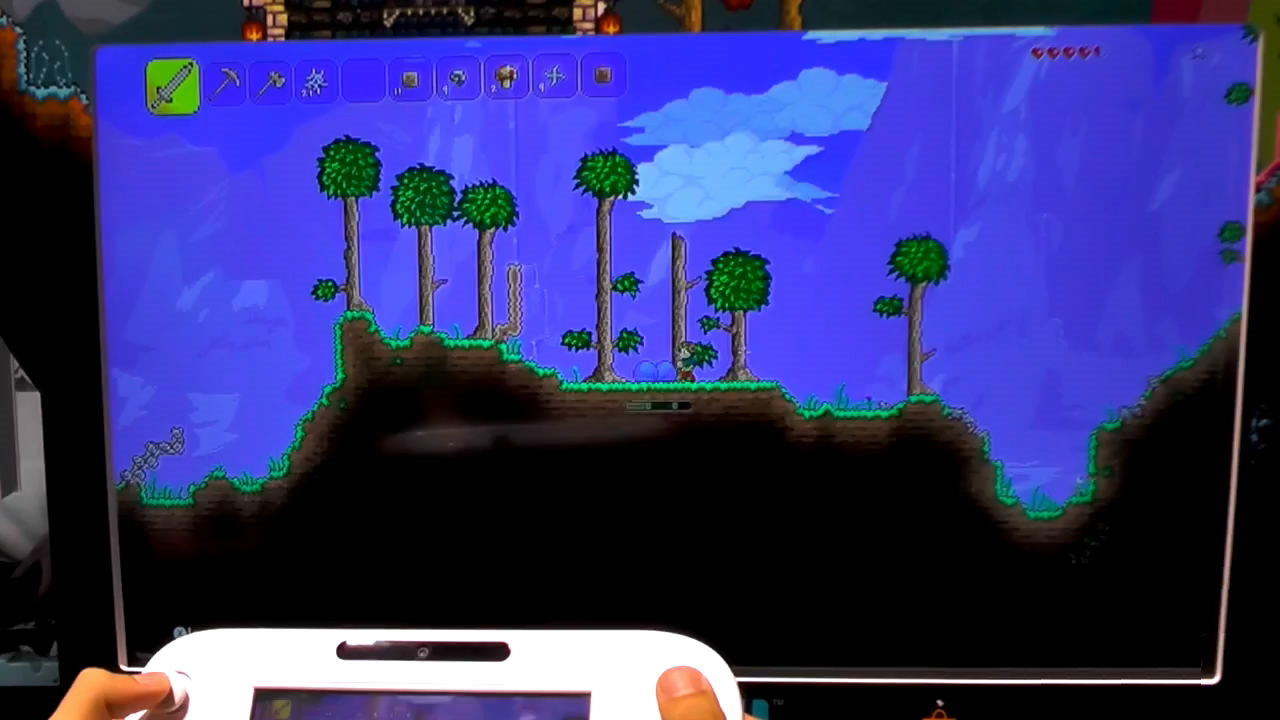 《泰拉瑞亞》WiiU版8分鐘屏攝游戲演示影像