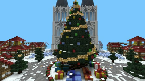 《我的世界》圣誕樹制作視頻教程