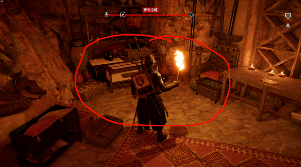 《刺客信條：起源》昔蘭尼羅馬衛(wèi)城寶箱位置介紹