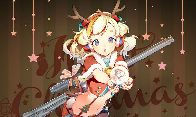 《少女前線》Ots-44圣誕裝扮“森林中的小馴鹿”立繪一覽